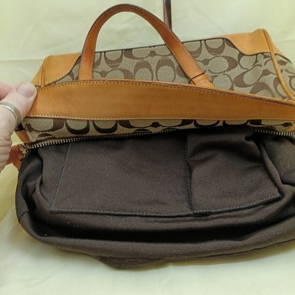 Coach Y2K Signature Hampton Tassel Satchel Handbag 6828 Coach - Picture 14 of 15